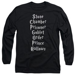 Harry Potter - Mens Titles Long Sleeve T-Shirt