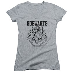 Harry Potter - Juniors Hogwarts Athletic V-Neck T-Shirt
