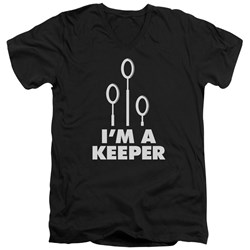 Harry Potter - Mens Keeper V-Neck T-Shirt