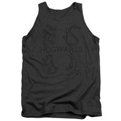 Harry Potter - Mens Literary Crests Tank Top