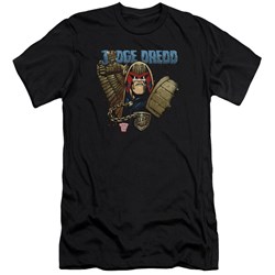 Judge Dredd - Mens Smile Scumbag Premium Slim Fit T-Shirt