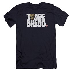 Judge Dredd - Mens Logo Premium Slim Fit T-Shirt