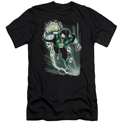 Jla - Mens Emerald Energy Premium Slim Fit T-Shirt