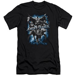 Jla - Mens Justice Storm Premium Slim Fit T-Shirt