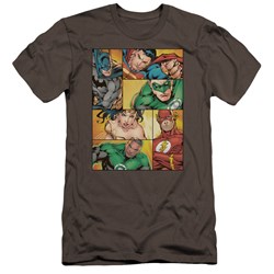 Jla - Mens Hero Boxes Premium Slim Fit T-Shirt