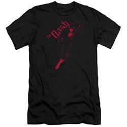 Jla - Mens Flash Darkness Premium Slim Fit T-Shirt