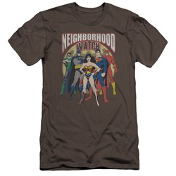 Jla - Mens Neighborhood Watch Premium Slim Fit T-Shirt