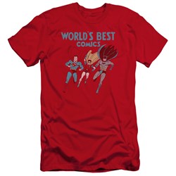 Jla - Mens Worlds Best Premium Slim Fit T-Shirt