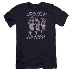 Jla - Mens Justice For America Premium Slim Fit T-Shirt
