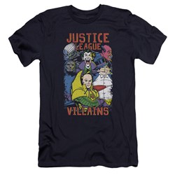 Jla - Mens Villains Premium Slim Fit T-Shirt