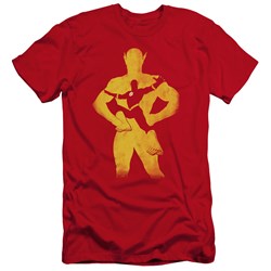 Jla - Mens Flash Knockout Premium Slim Fit T-Shirt
