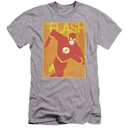 Jla - Mens Simple Flash Poster Premium Slim Fit T-Shirt