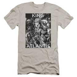Jla - Mens King Of Atlantis Premium Slim Fit T-Shirt