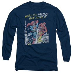Jla - Mens Fastest Man Long Sleeve T-Shirt