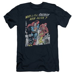Jla - Mens Fastest Man Slim Fit T-Shirt