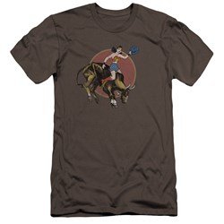 Jla - Mens Bull Rider Premium Slim Fit T-Shirt