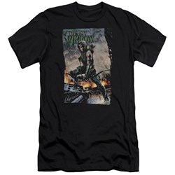 Jla - Mens Fire And Rain Premium Slim Fit T-Shirt