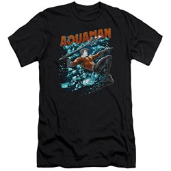 Jla - Mens Aqua Bubbles Premium Slim Fit T-Shirt