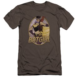 Jla - Mens Batgirl Bombshell Premium Slim Fit T-Shirt