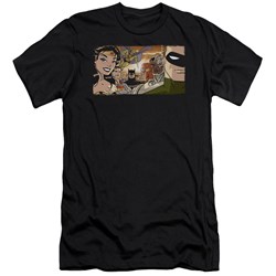 Jla - Mens Cinematic League Premium Slim Fit T-Shirt