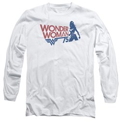 Wonder Woman - Mens Ww75 Silhouette Long Sleeve T-Shirt