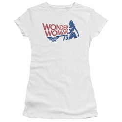 Wonder Woman - Juniors Ww75 Silhouette T-Shirt