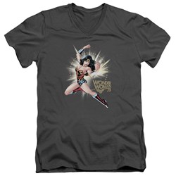 Wonder Woman - Mens Ww75 The Bracelets Of Submission V-Neck T-Shirt