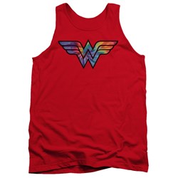 Wonder Woman - Mens Wonder Woman Tie Dye Logo Tank Top