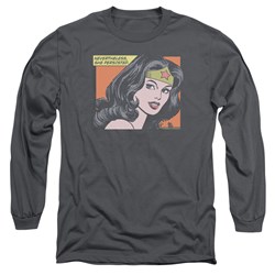 Wonder Woman - Mens She Persisted Long Sleeve T-Shirt