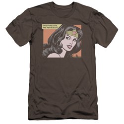 Wonder Woman - Mens She Persisted Premium Slim Fit T-Shirt