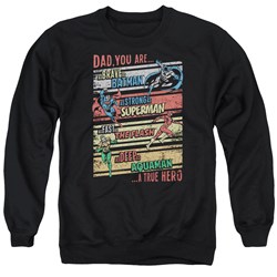 Jla - Mens A True Hero Sweater