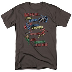 Jla - Mens Dad Hero T-Shirt