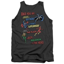 Jla - Mens Dad Hero Tank Top