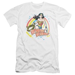 Wonder Woman - Mens Wonder Airbrush Premium Slim Fit T-Shirt