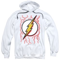 Dc Flash - Mens Airbrush Bolt Pullover Hoodie