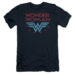 Wonder Woman - Mens Wonder Stars Slim Fit T-Shirt