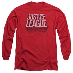 Justice League Movie - Mens League Distressed Long Sleeve T-Shirt