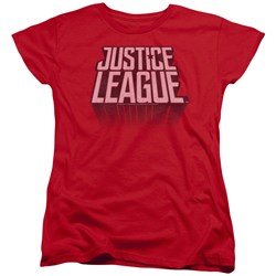 Justice League Movie - Womens League Distressed T-Shirt