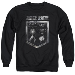 Justice League Movie - Mens Shield Of Emblems Sweater