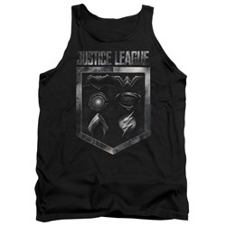Justice League Movie - Mens Shield Of Emblems Tank Top