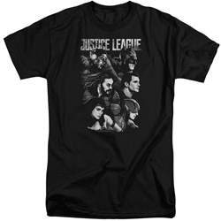 Justice League Movie - Mens Pushing Forward Tall T-Shirt