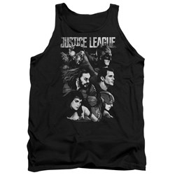 Justice League Movie - Mens Pushing Forward Tank Top