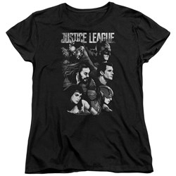Justice League Movie - Womens Pushing Forward T-Shirt