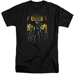 Justice League Movie - Mens Stand Up To Evil Tall T-Shirt