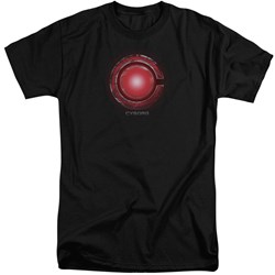 Justice League Movie - Mens Cyborg Logo Tall T-Shirt