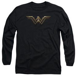 Justice League Movie - Mens Wonder Woman Logo Long Sleeve T-Shirt
