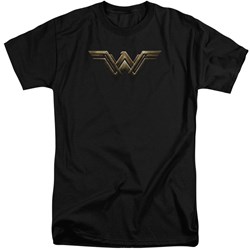Justice League Movie - Mens Wonder Woman Logo Tall T-Shirt