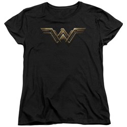 Justice League Movie - Womens Wonder Woman Logo T-Shirt