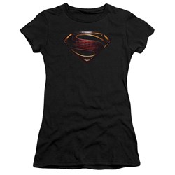 Justice League Movie - Juniors Superman Logo T-Shirt