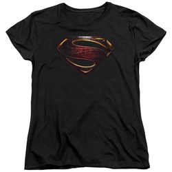 Justice League Movie - Womens Superman Logo T-Shirt